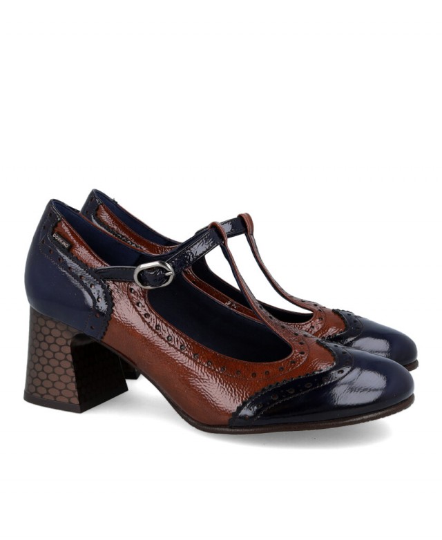 zapatos retro de charol dorking d9618